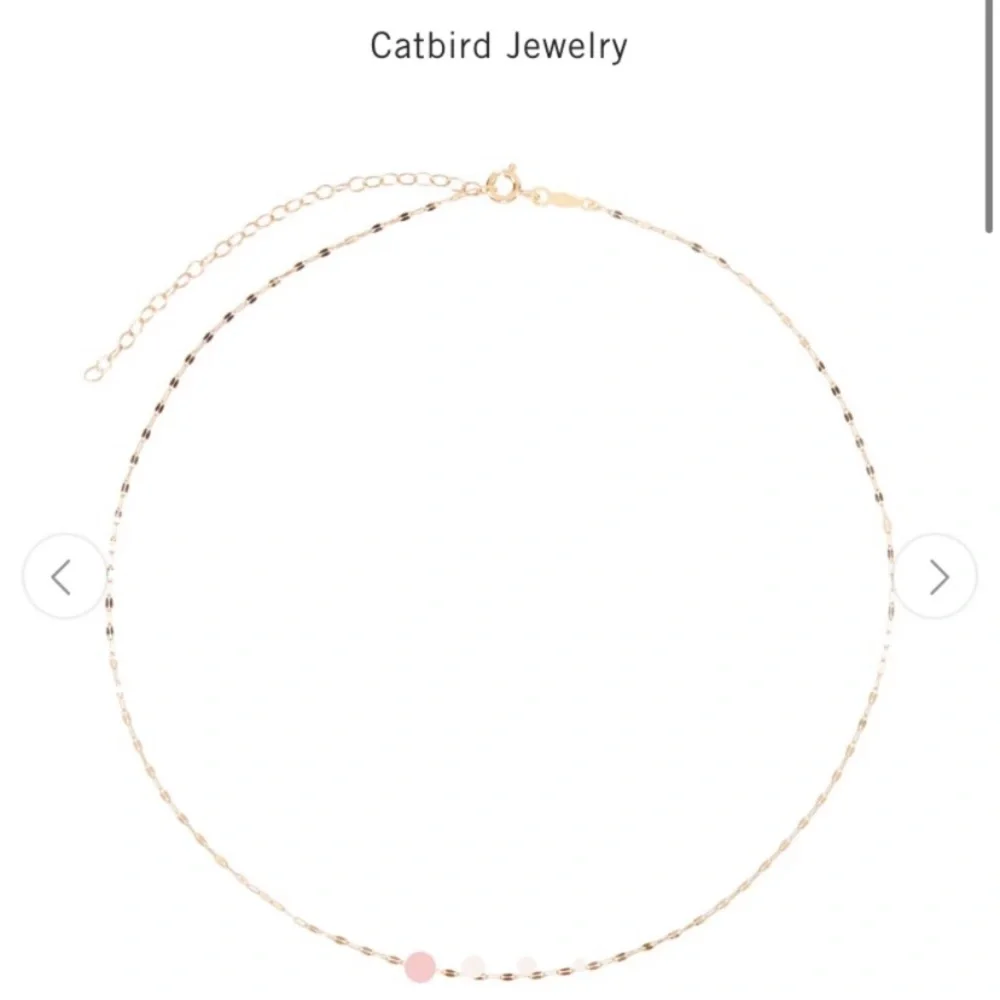 SOLD ! Catbird Tinsel Chain Necklace Choker 16.75” - Picture 11 of 11
